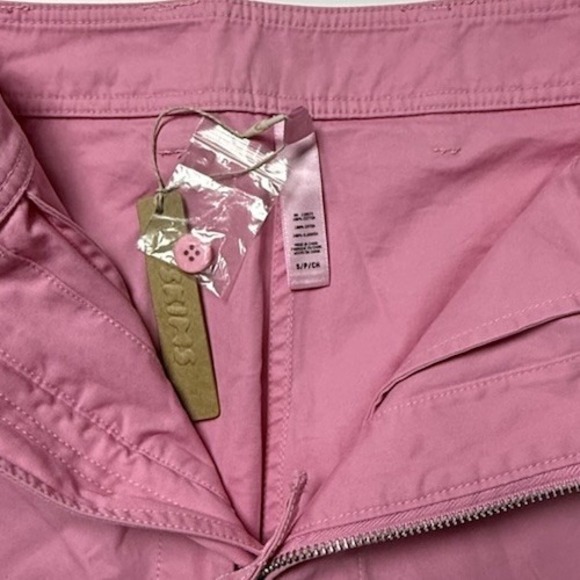 SKIMS Pants Bubble Gum Pink Small Petite High-Rise Oversized Wide Leg  Y2K Indie - Picture 8 of 10